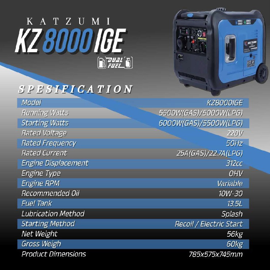 KATZUMI KZ8000IG