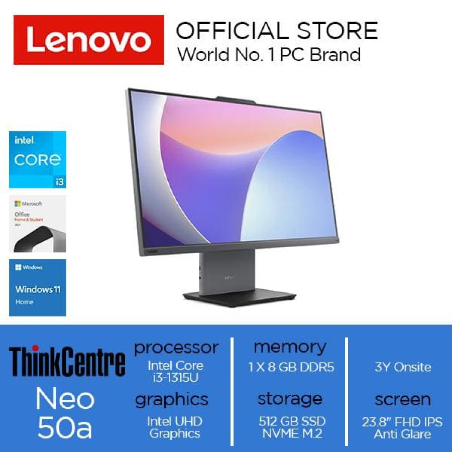 PC AIO LENOVO Neo 50a Free Mouse + Keyboard Gaming