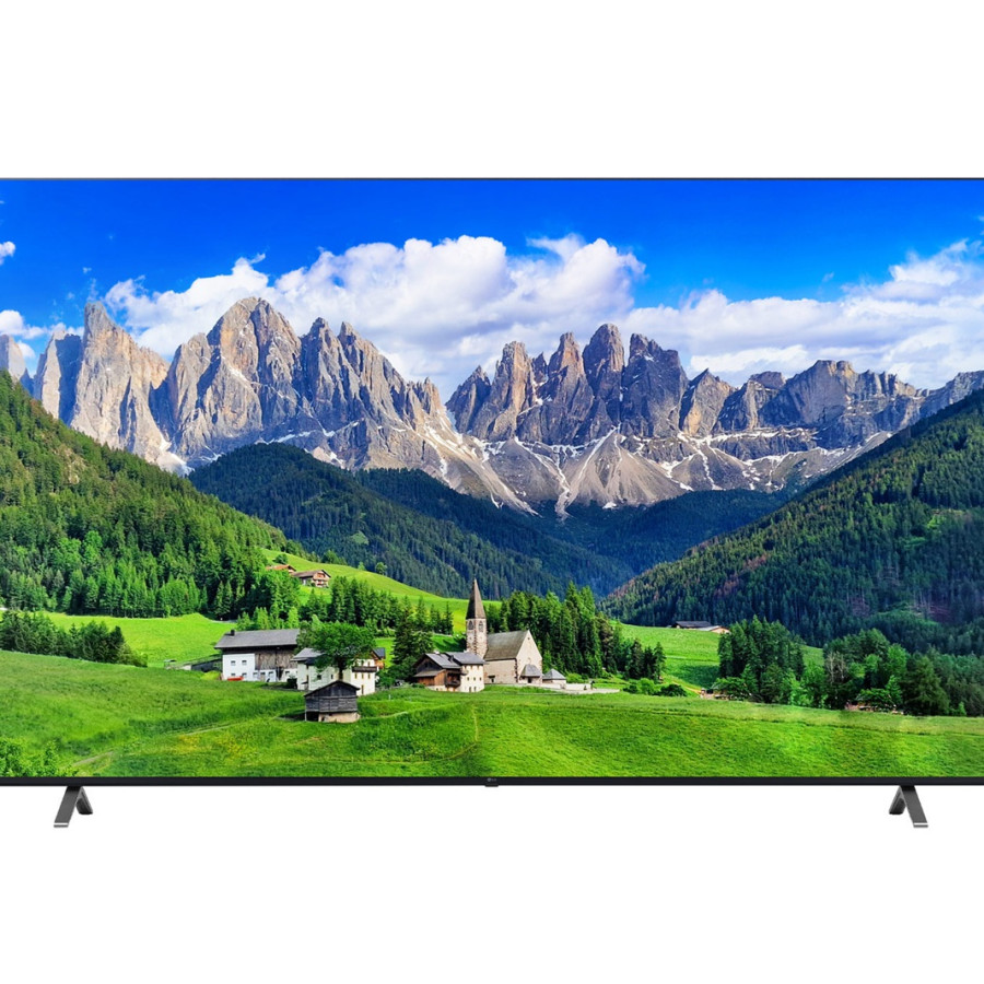 LG Smart Commercial TV UHD 4K 75In 75UT801C dengan built-in Chromecast + Bracket - depan