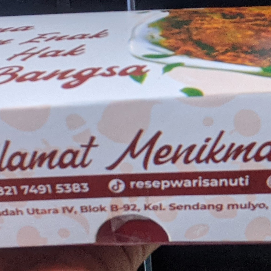 Nasi Box Ayam Laos Spesial - detail