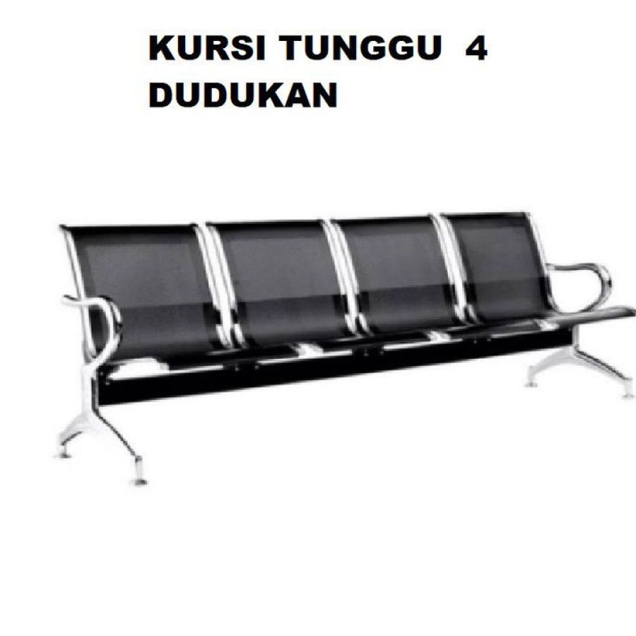 Kursi Tunggu Besi 4 Seat