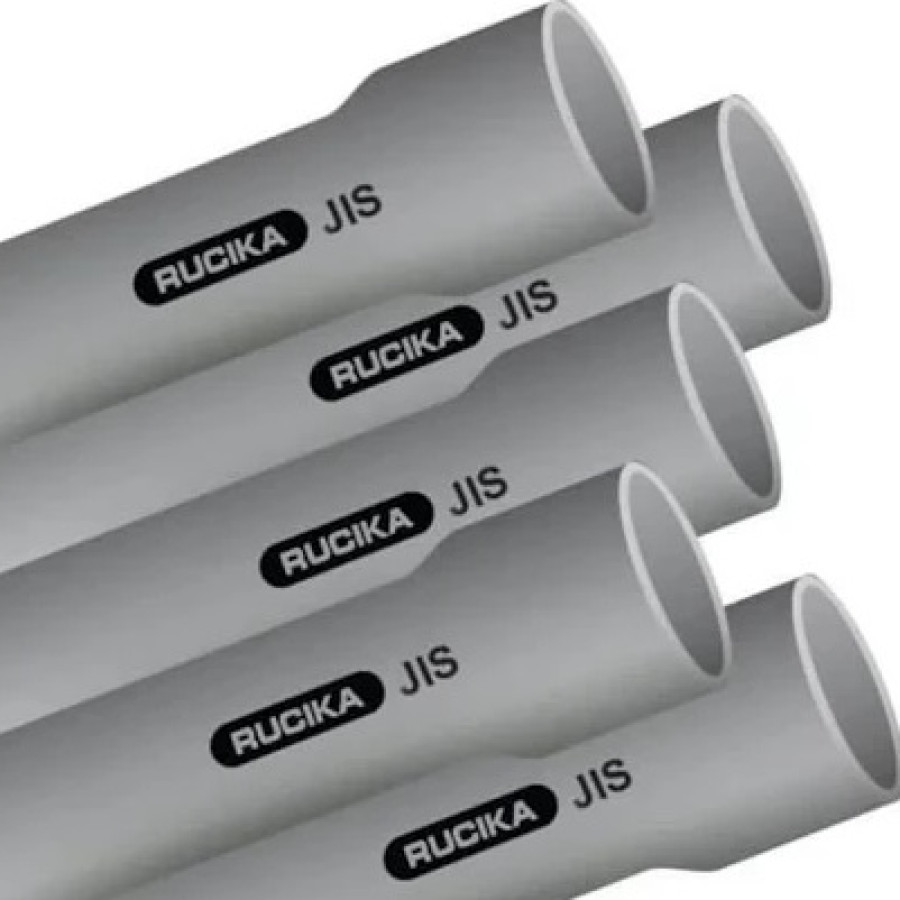 Pipa pvc 3/4 rucika - depan