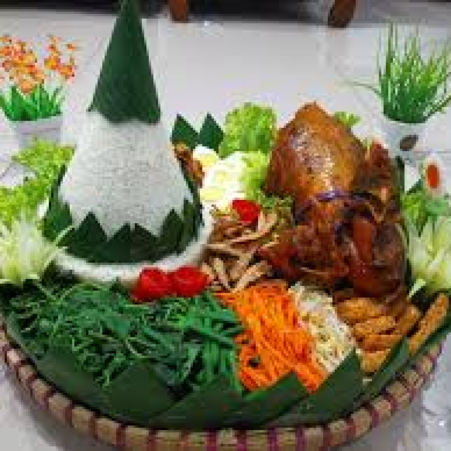 TUMPENG GUDANGAN DAN INGKUNG - samping