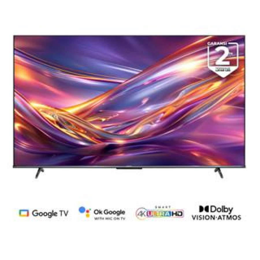 LED POLYTRON 4K UHD SMART GOOGLE TV 75 INCH - PLD 75 UG 5959 - utama