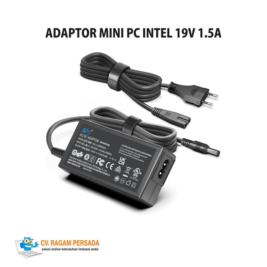 ADAPTOR MINI PC INTEL 19V 1.5A