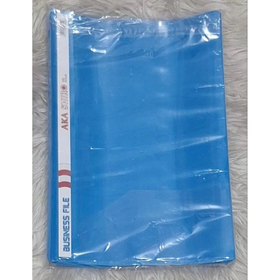 Map Plastik Merk "Bussines File" Kantong Folio - samping