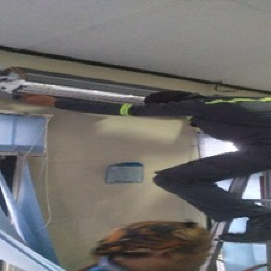 Perbaikan AC Split 2 Pk merk Panasonic - samping