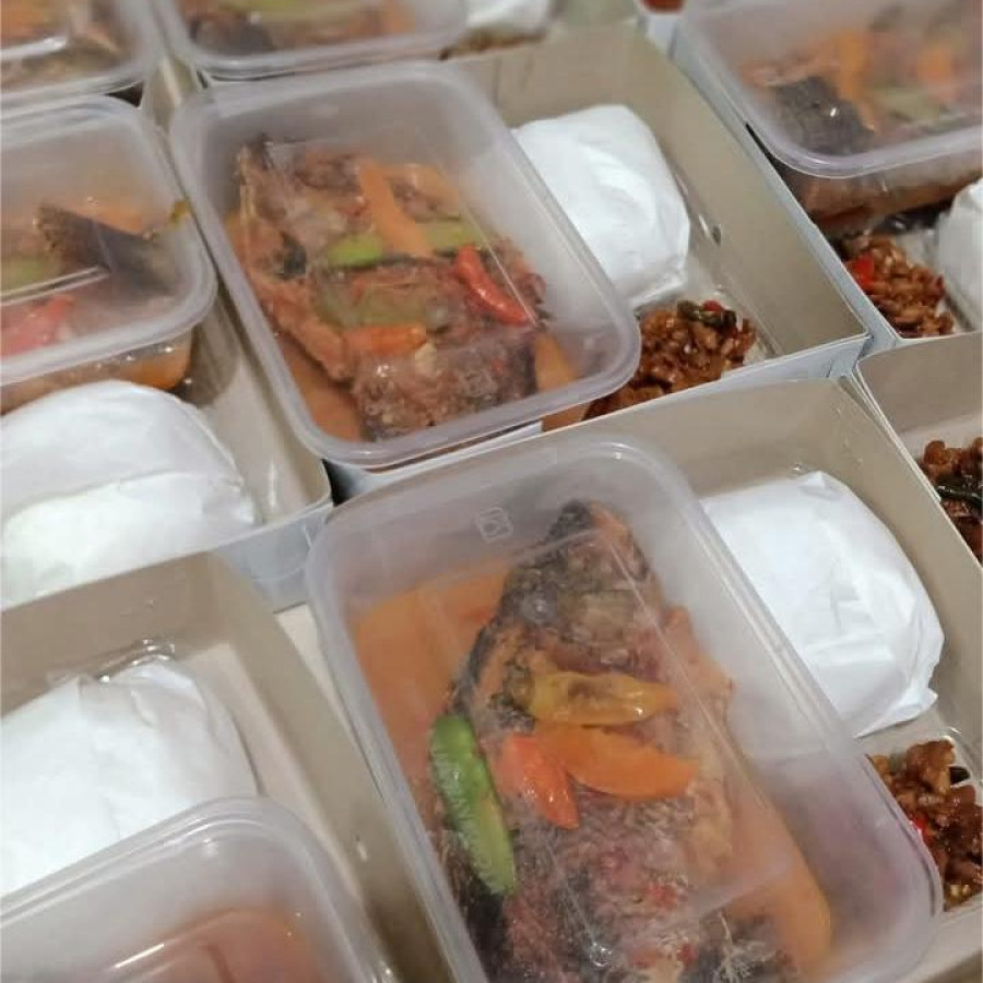 Nasi pecak ikan