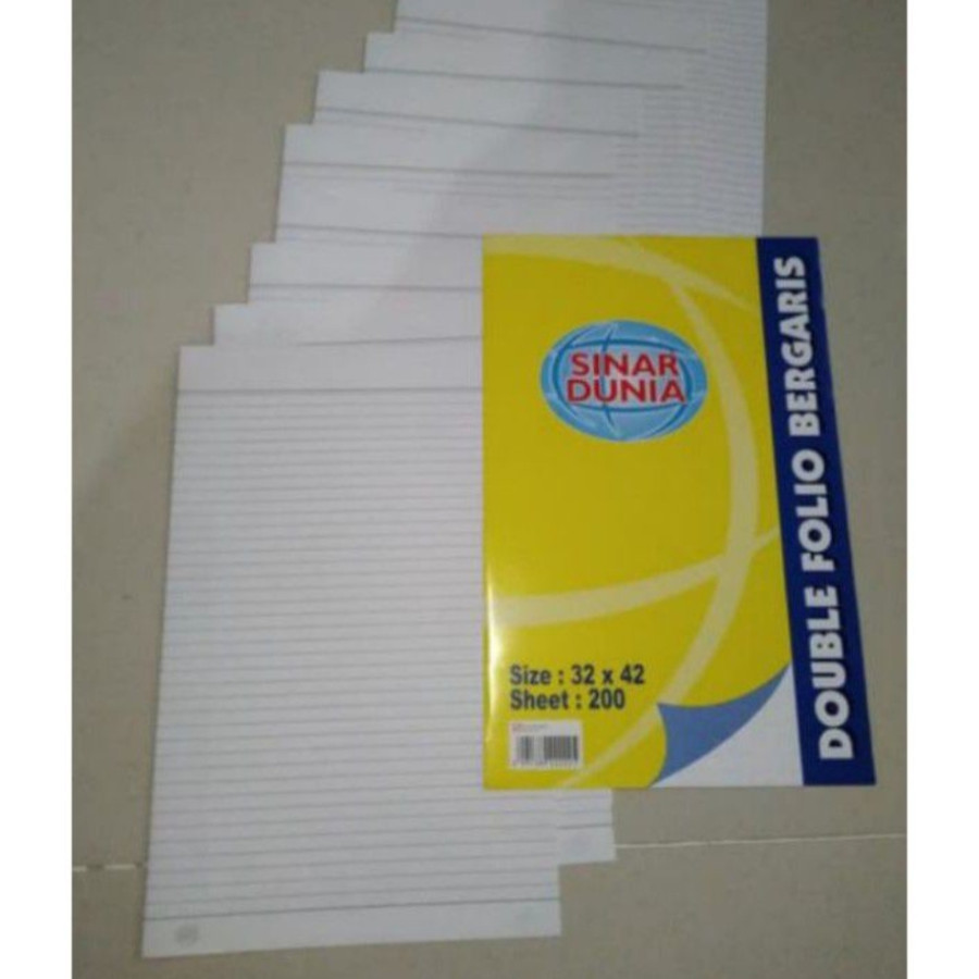 Kertas Folio Bergaris Sinar Dunia