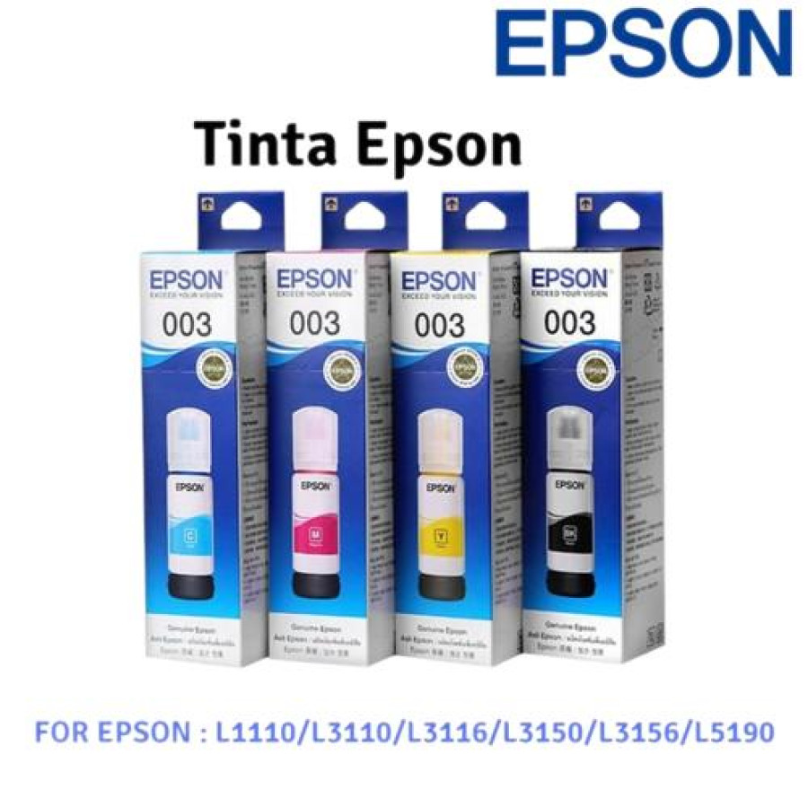 Tinta EPSON 003 untuk L3210/L3110/L3150/L5190 Original - utama