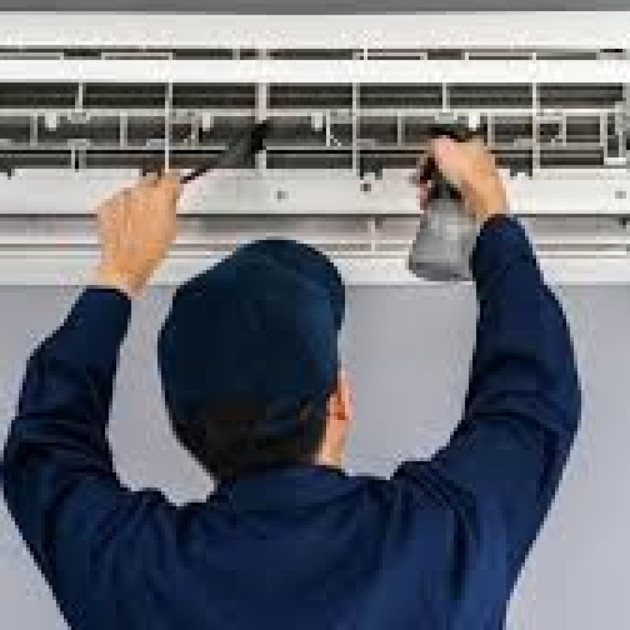 Cleaning Dan Maintenance AC Pergantiaan Spearpart Semua Brand AC - depan