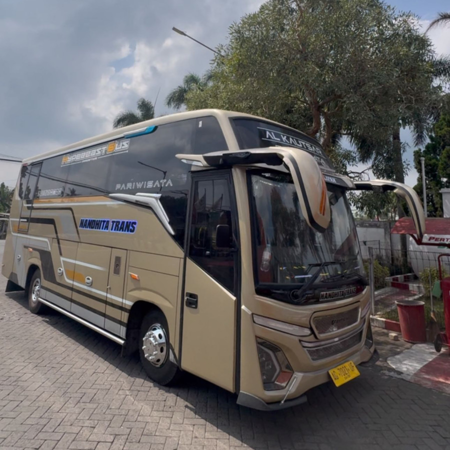 SEWA KENDARAAN PERJALANAN DINAS BUS MITSUBISHI