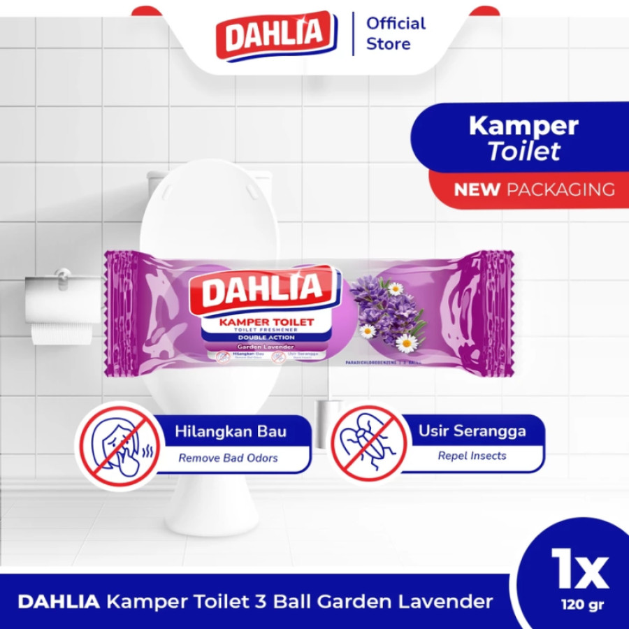 Dahlia Kapur Barus Kamar Mandi - depan