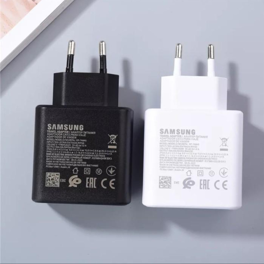 Charger Tab Samsung A9 original new - depan
