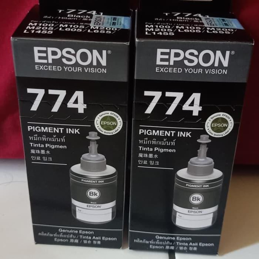 Tinta Epson 774 Hitam kemasan 140ml