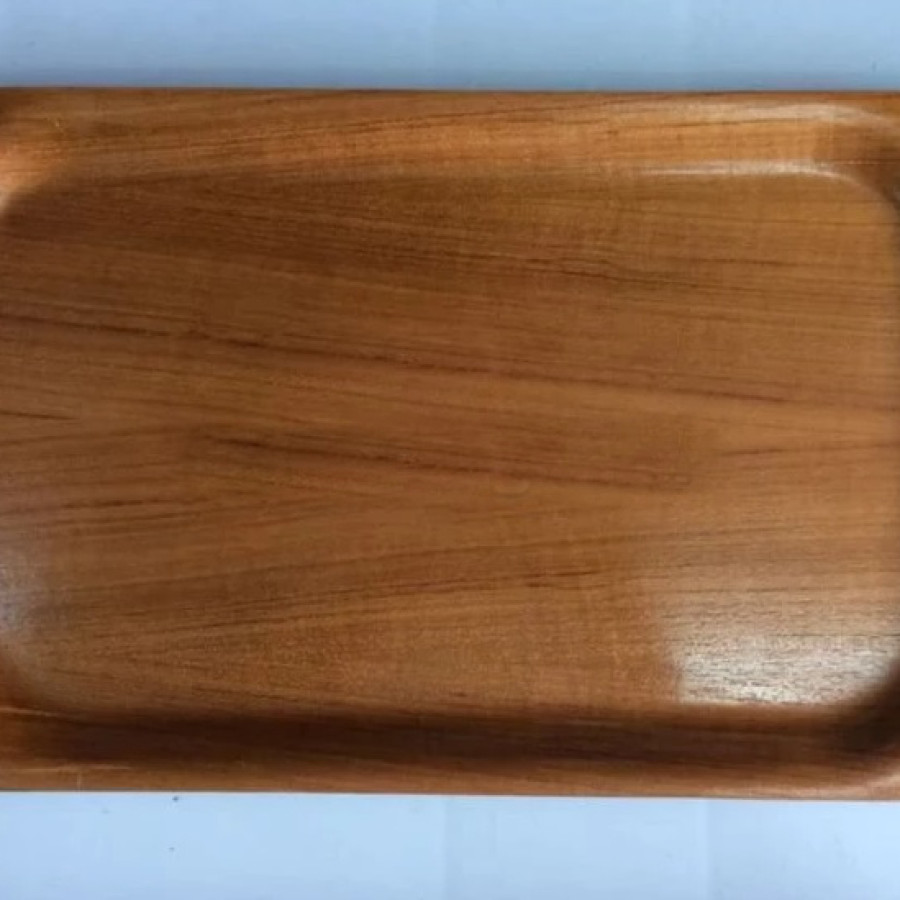 Baki Kayu Segi Nampan 30 x 51 cm