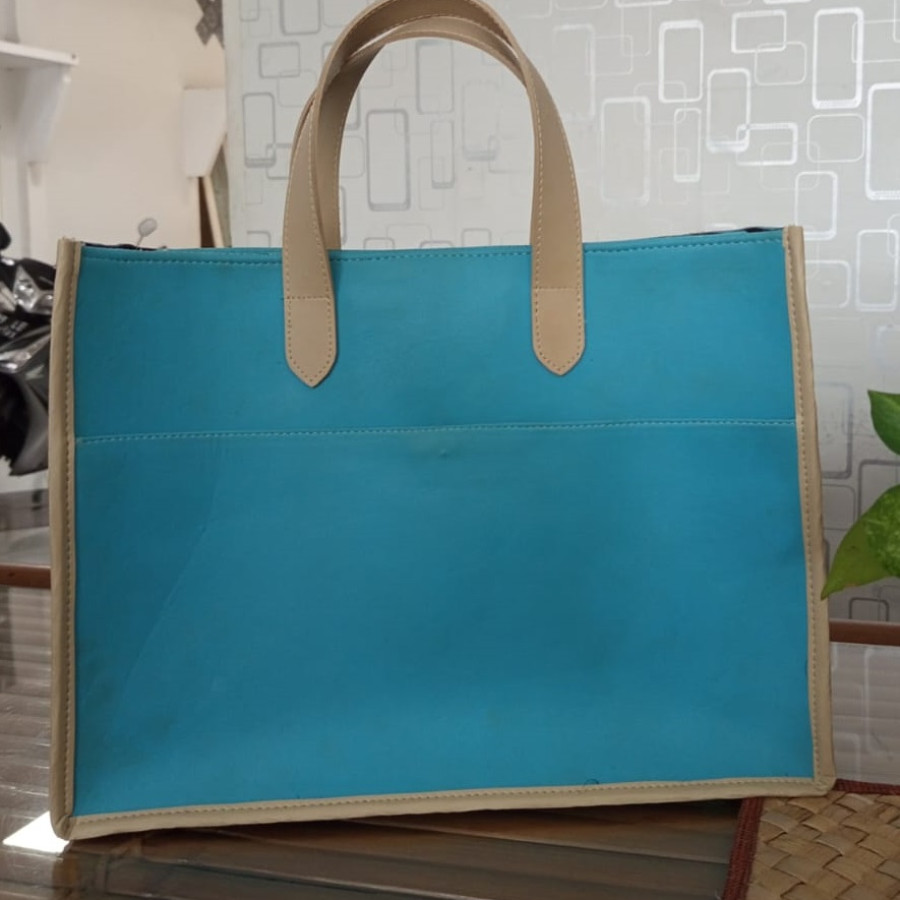 tas jinjing kulit semi premium - depan