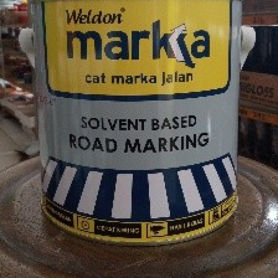PENGECATAN MARKA PAVING - samping