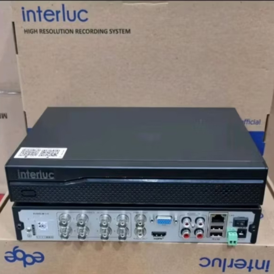 Paket CCTV 8ch 5MP Audio Series Interluc - depan
