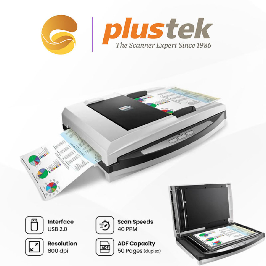 Scanner Plustek SmartOffice PL4080 - utama