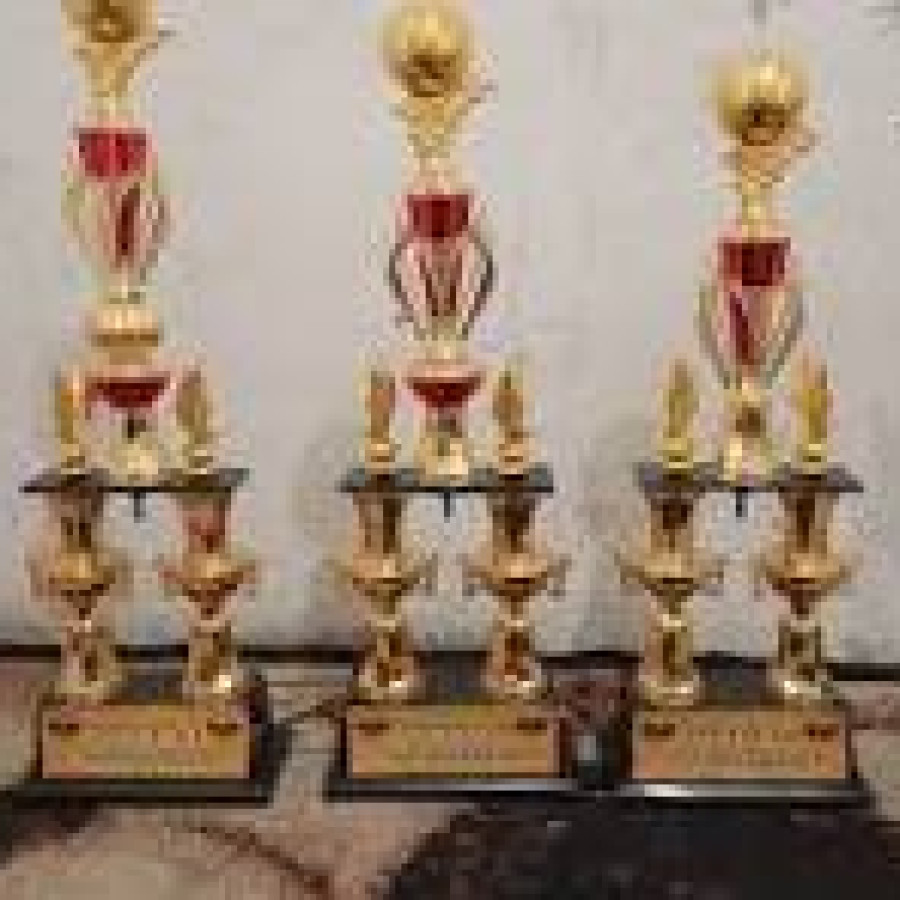 Satu set piala/trophy