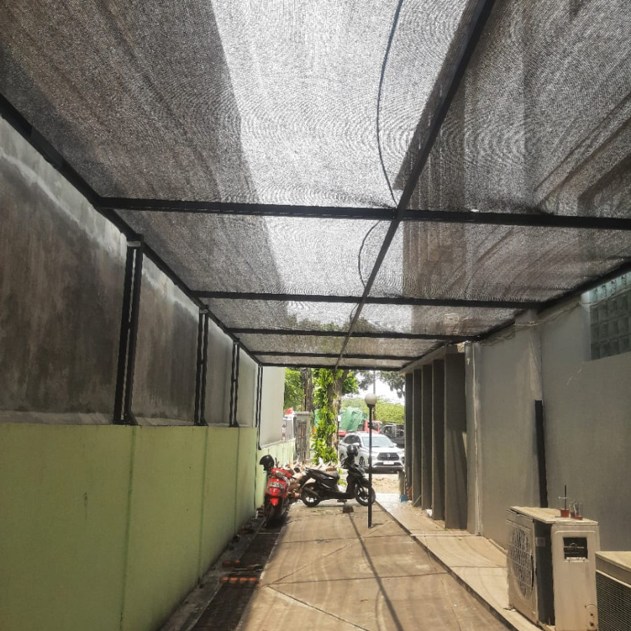 Pemasangan Paranet Rangka Baja Ringan Per m2