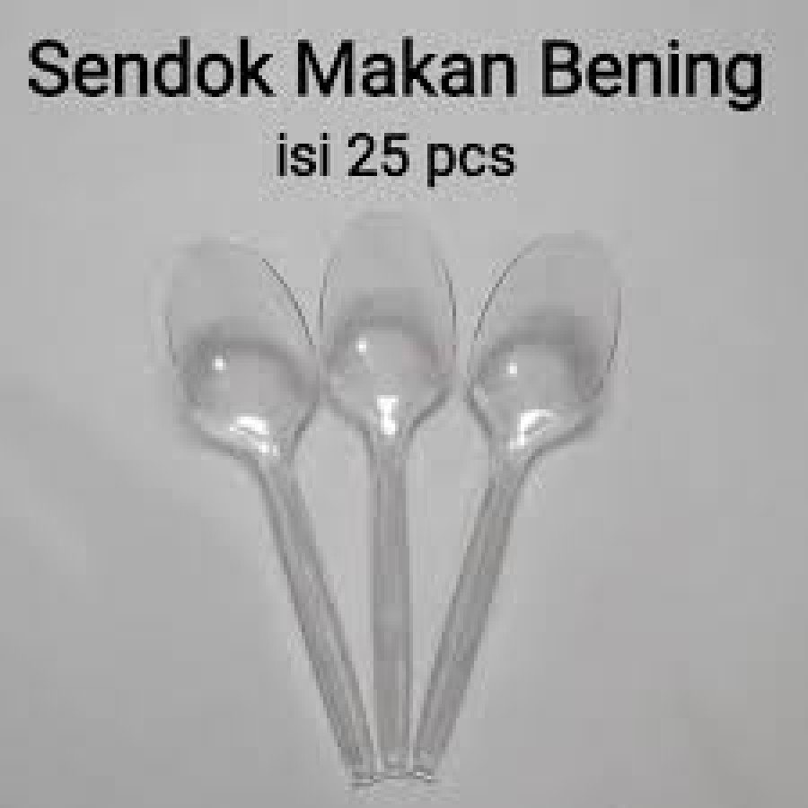sendok plastik victor bening isi 100