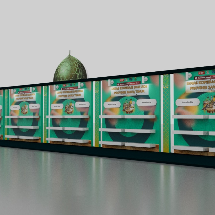 DEKORASI STAND PAVILIUN STAND UK 3x2 M 5 STAND - utama
