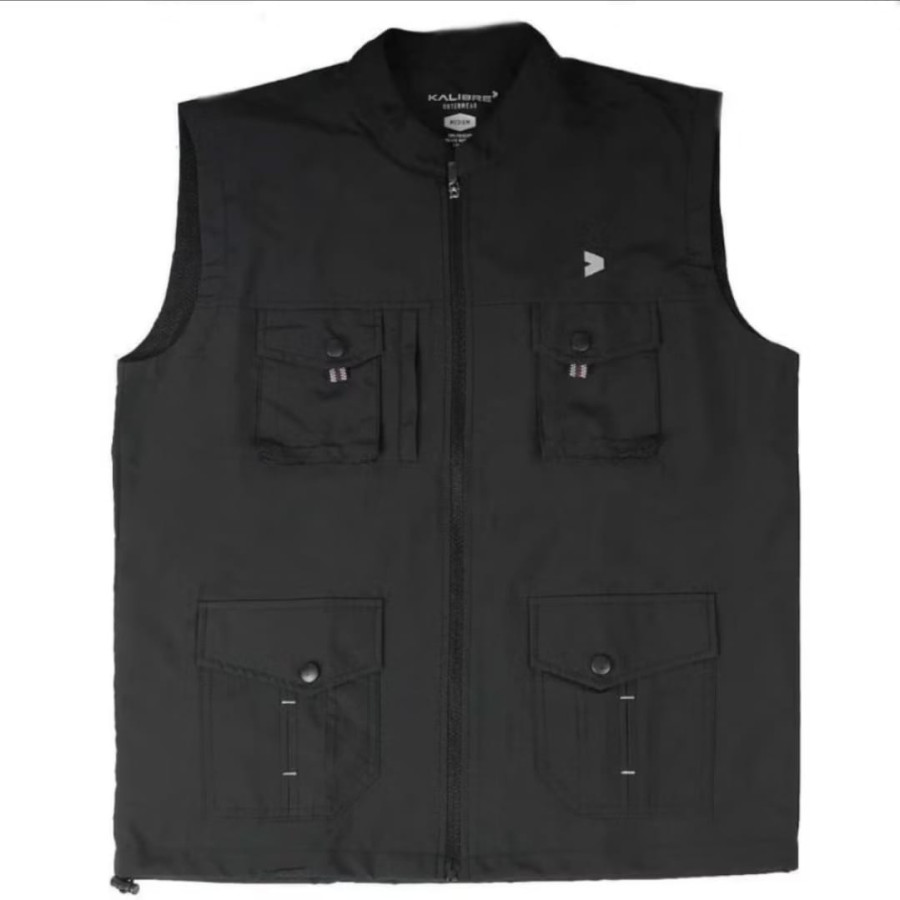 Rompi Kalibre Black Custom bordir 2 titik Size XL
