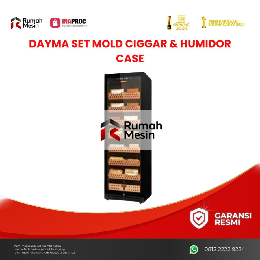DAYMA SET MOLD CIGGAR & HUMIDOR CASE - depan