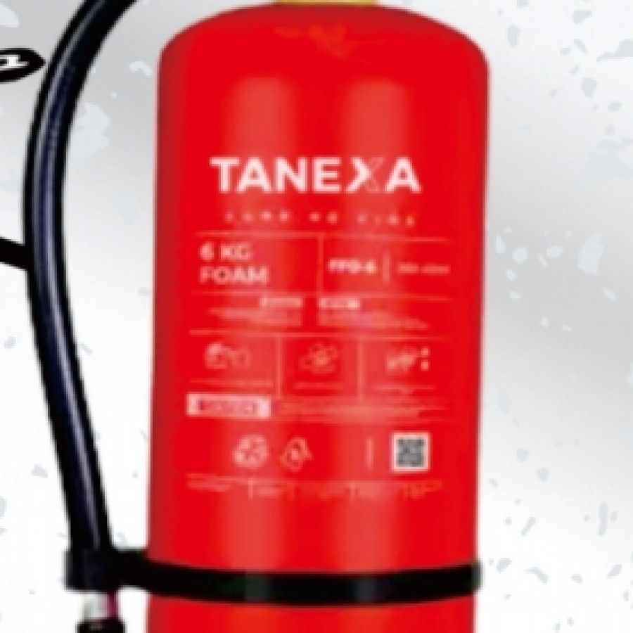 TANEXA Portable Fire Extinguishers Dry Powder 6 kg - depan