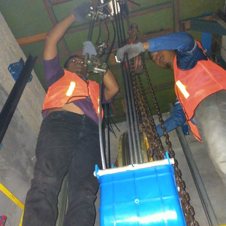 Biaya pemasanga Main wire Rope (per unit)