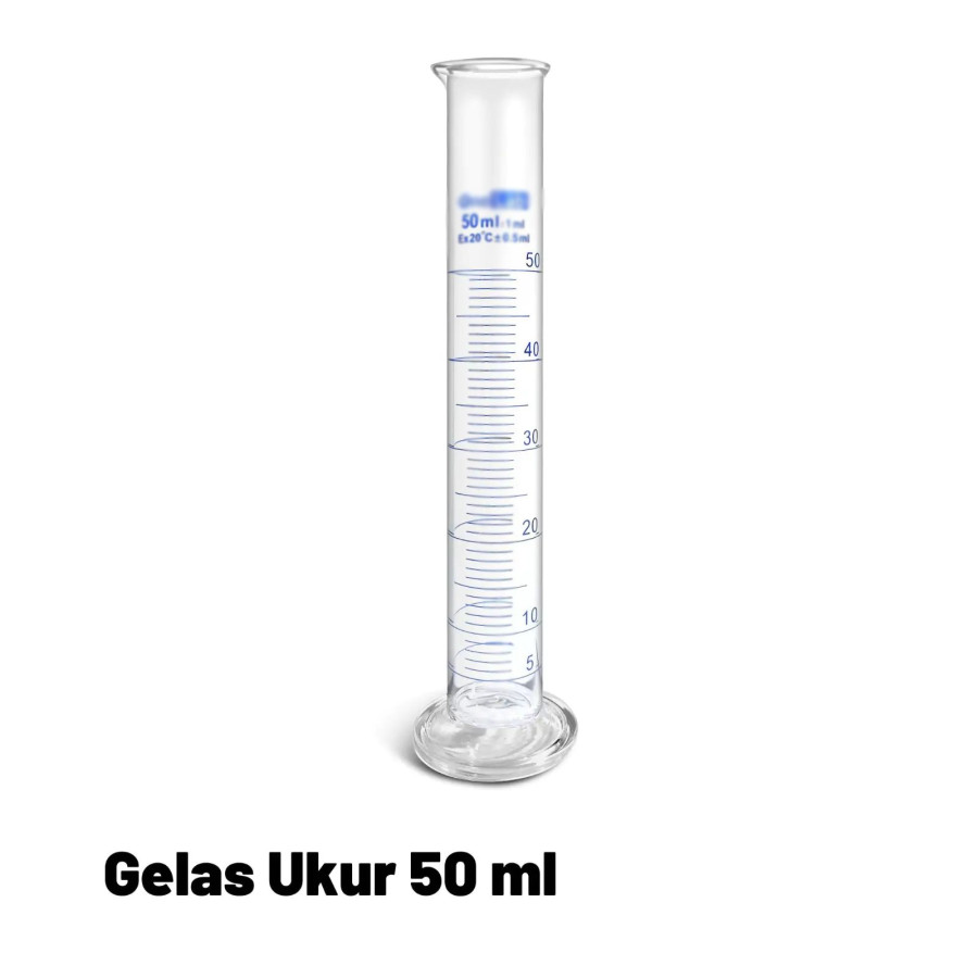 Gelas Ukur ~Uk. 50 Ml, Bahan Kaca