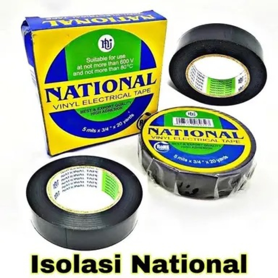 Vinyl Electrical Tape Isolasi Listrik National
