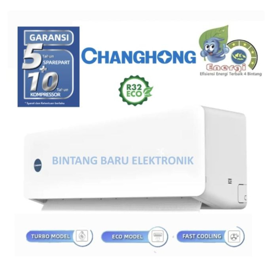 CHANGHONG AC 2 PK STANDARD INDOOR + OUTDOOR - utama