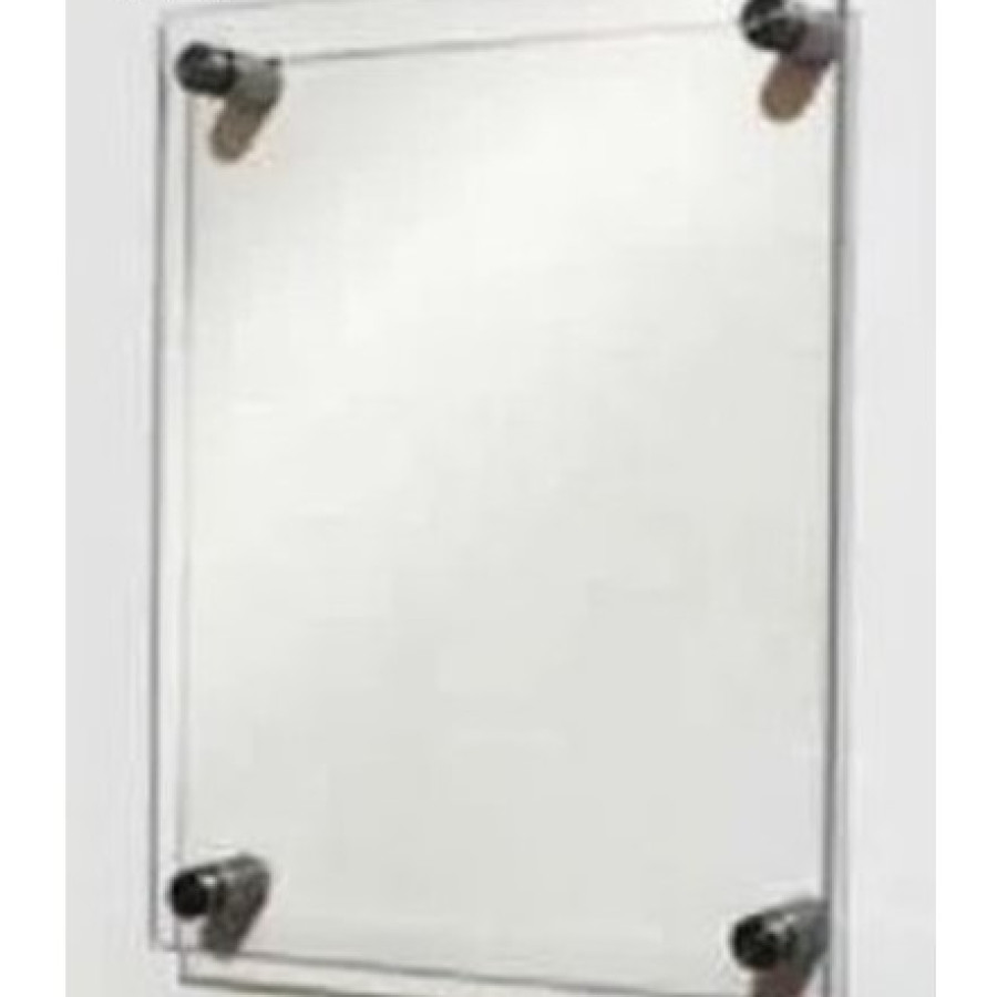 FRAME AKRILIK / DISPLAY BANNER Acrylic Wall Frame / A4 Bening - utama