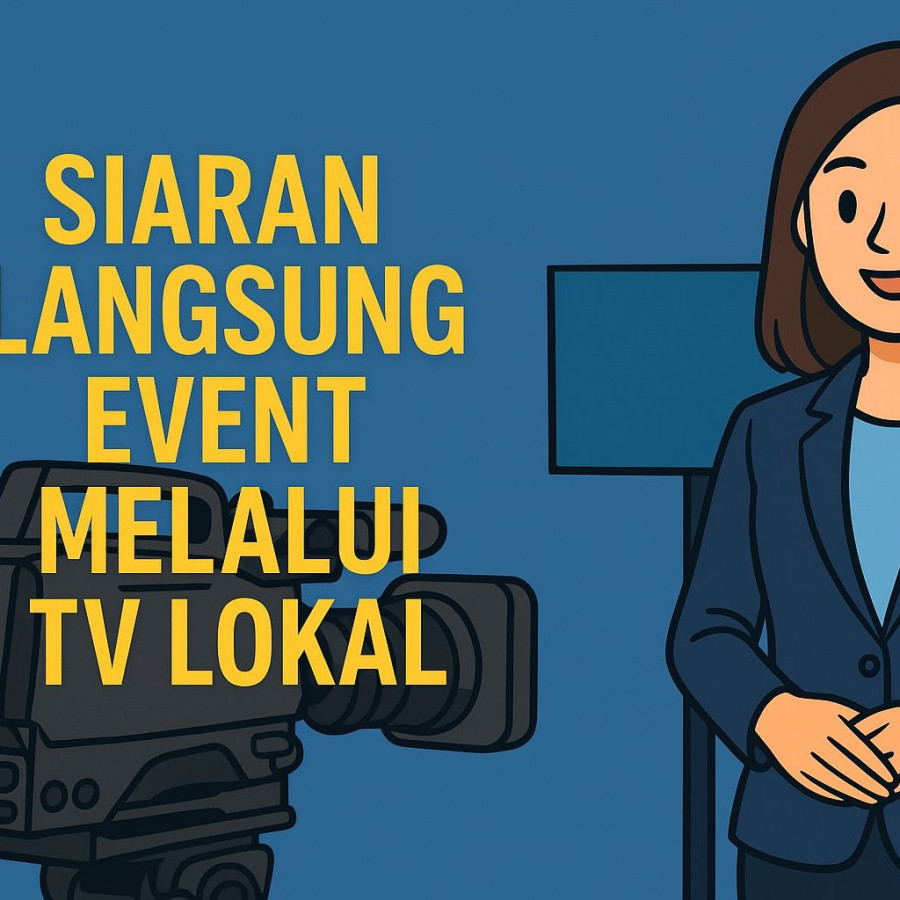 Siaran Langsung Event Melalui TV Lokal