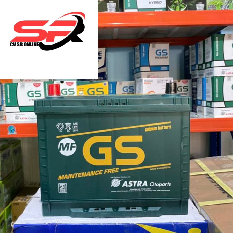 Aki Kering GS Astra MF N50Z 12V - depan