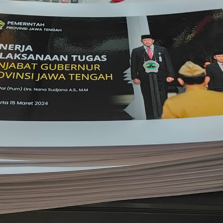 Buku Kinerja Pelaks Tugas Penjabat Gub Prov  Jateng - utama