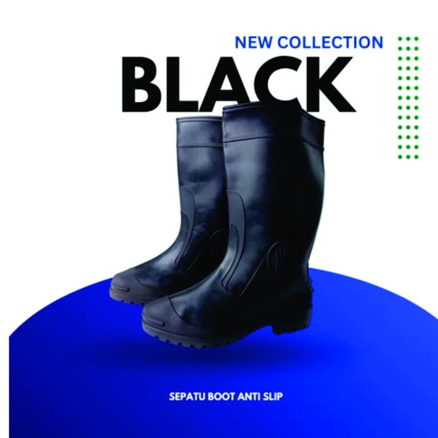 Sepatu Boots Safety - detail