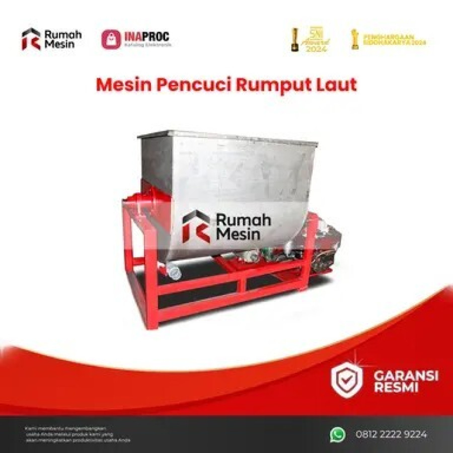 Mesin Pencuci Rumput Laut / Mesin Pengolah Rumput Laut - utama