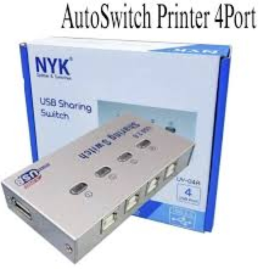 NYK Switch Hub Printer 4 Port (Auto) - utama
