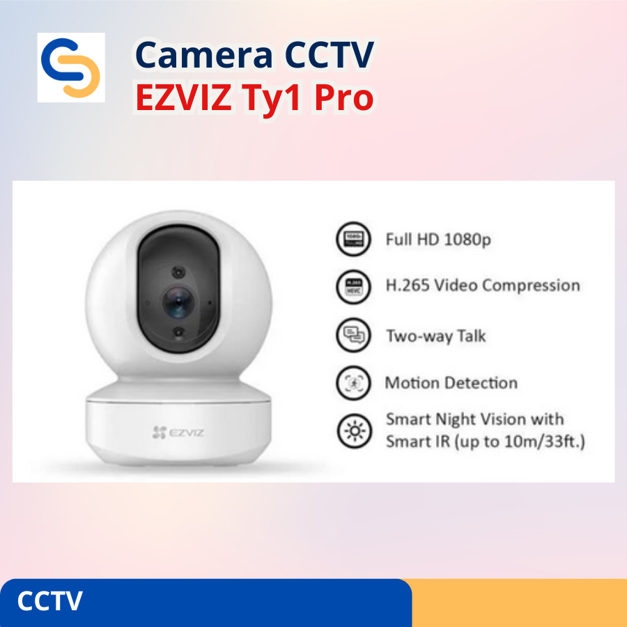 Camera CCTV EZVIZ Ty1 Pro termasuk Bracket