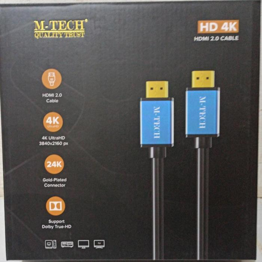 Kabel HDMI 4K 10M - samping