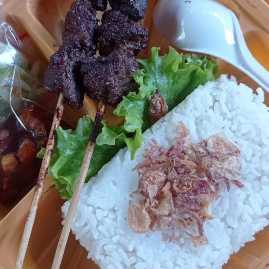 Nasi Sate Kambing - detail