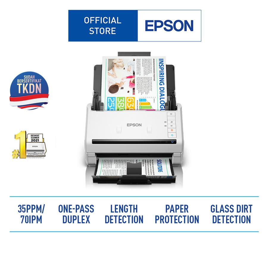 Scanner Epson DS-530 II DS530II  A3 US dan HDD 4TB Hardisk - utama