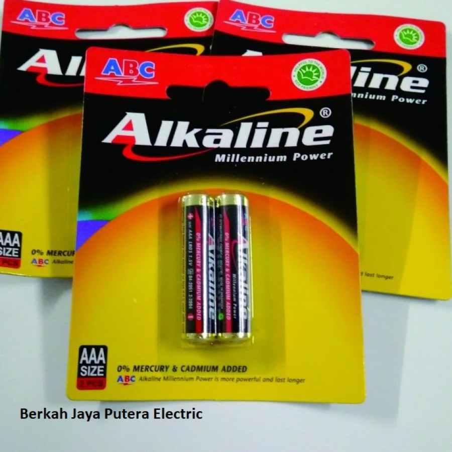 ABC (Battery) Baterai Alkaline AAA (A3) - depan