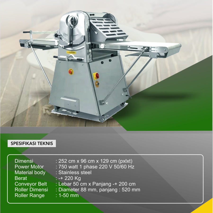MESIN PEMIPIH ADONAN DOUGH SHEETER