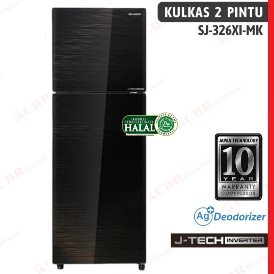 Kulkas Sharp 2 pintu SJ-326XI-MK