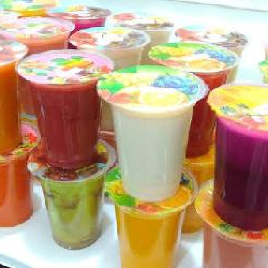 Jus Buah dalam Cup - utama